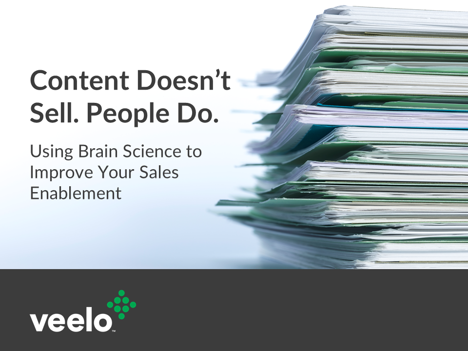 Content Doesn't Sell, People Do | Veelo