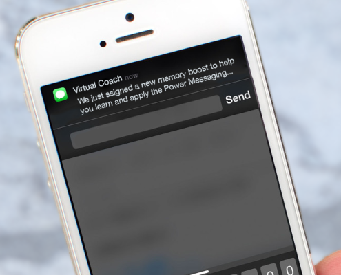 Veelo sends sellers SMS notifications of deadlines and content updates.