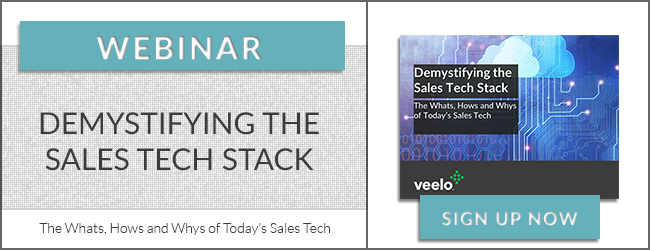 Demystifying the Sales Tech Stack Webinar | Veelo
