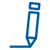 blue pencil icon